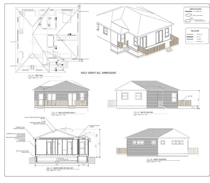 CAD Drawings for Bedroom addition